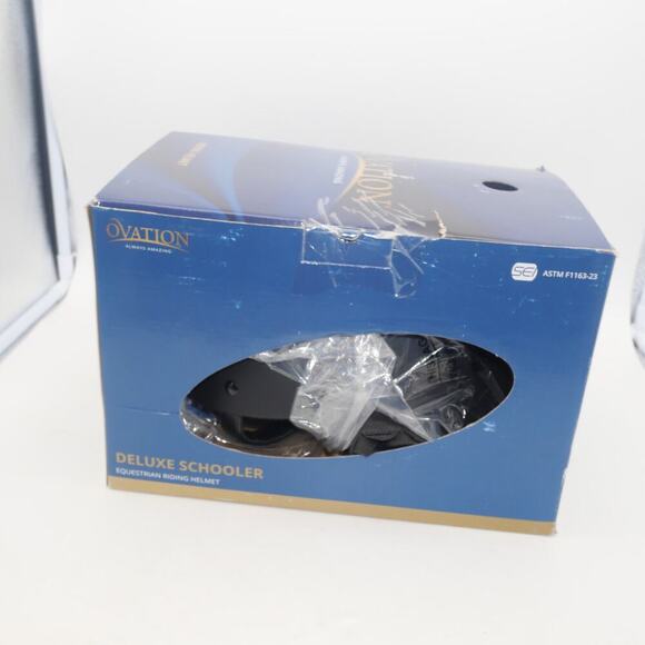 NEW Ovation Deluxe Schooler Riding Helmet Size XS/Small Black - Picture 8 of 10